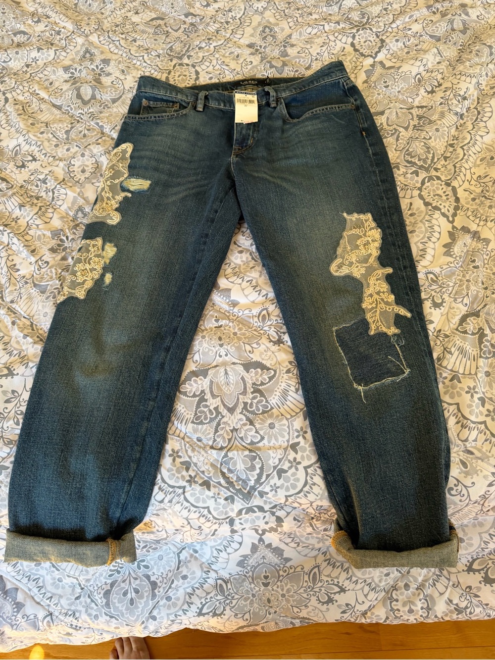 Ralph Lauren Blue Classic Straight Jeans
With matching Jean jacket comes.